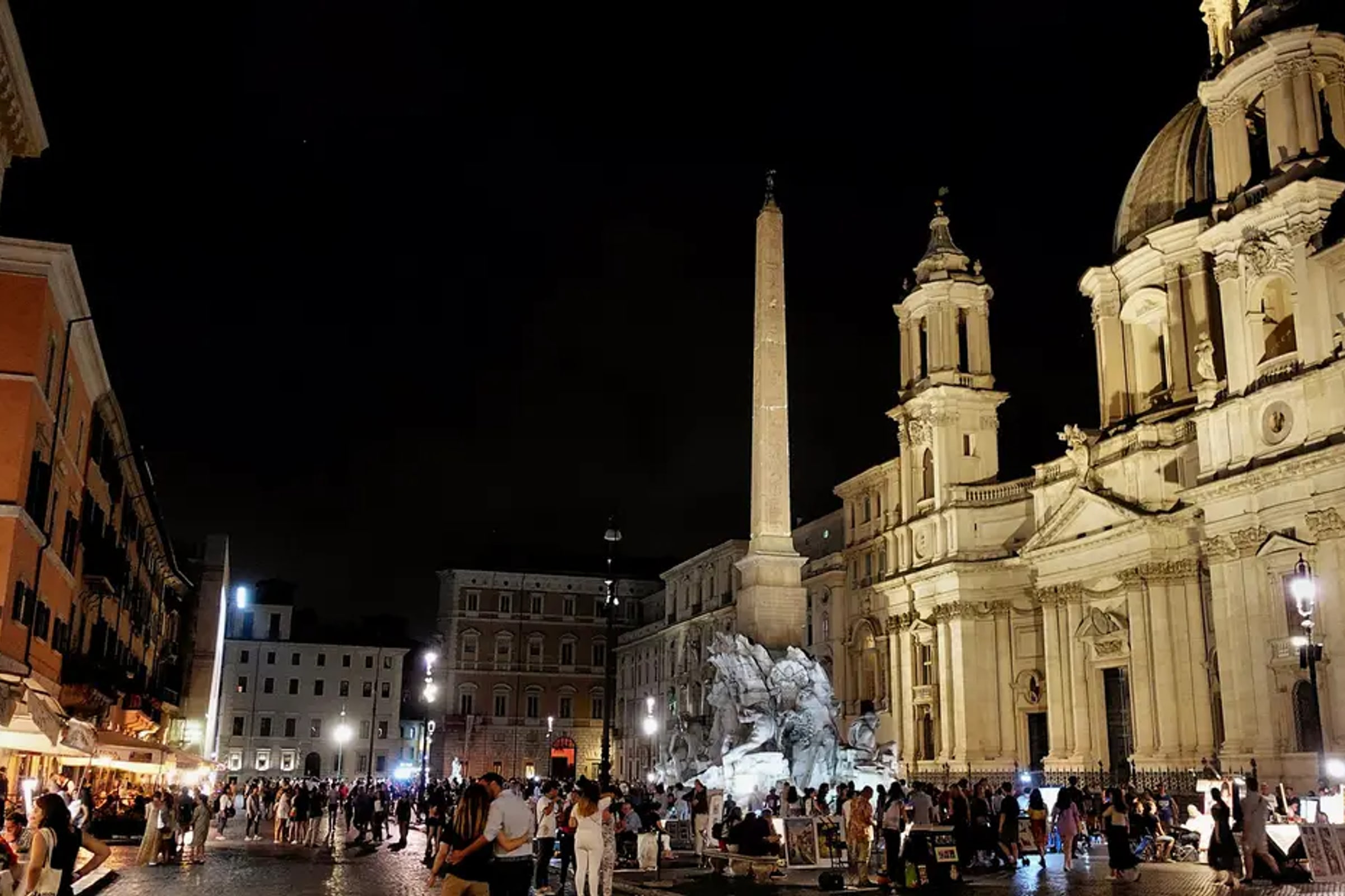 Rome la nuit : visite à pied